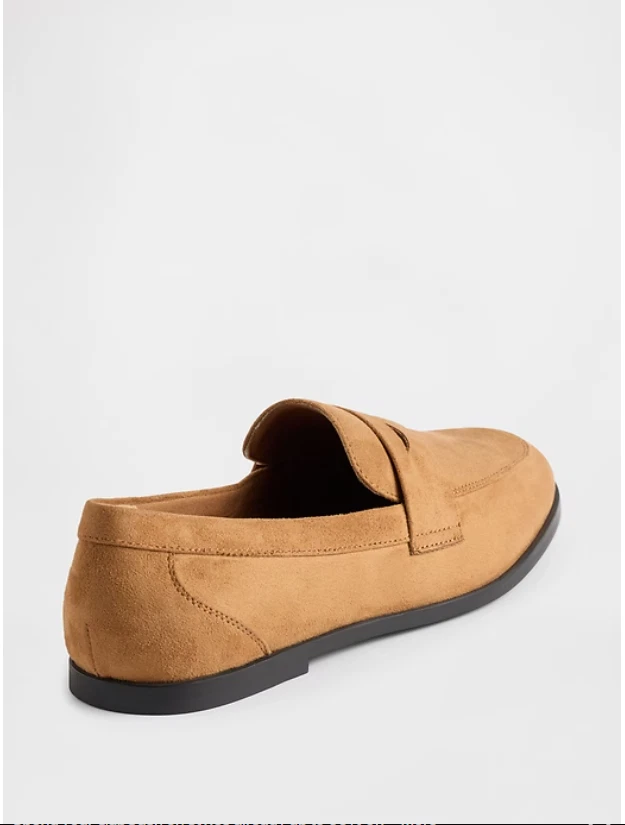gAP SALE HOT! Vegan Suede Loafers Color Honey Brown - Image 4 of 4