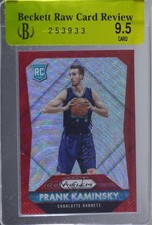 2015-16 Panini Prizm Rookies Ruby Wave Prizm 166/350 Frank Kaminsky #314 3c7
