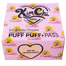 KIM CHI CHIC PPP 03 Translucent Powder Puff Puff Pass Set & Bake Powder 