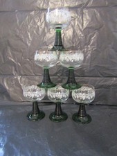 70s Vintage 6 Luminarc Green