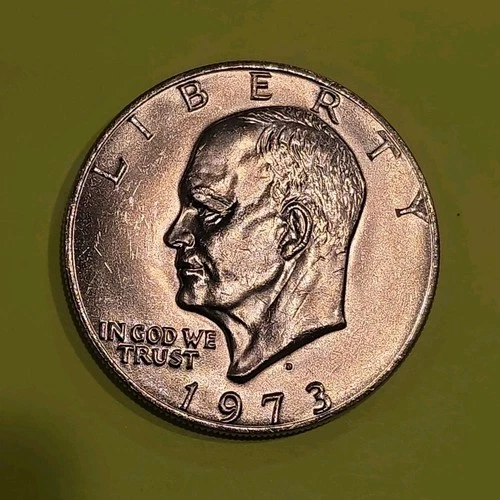 1973-P Eisenhower Dollar — photo from the most recent tracked eBay sale