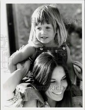 Press Photo Actress Cristina Raines with Young Co-Star in "Sunshine" - lrp94935