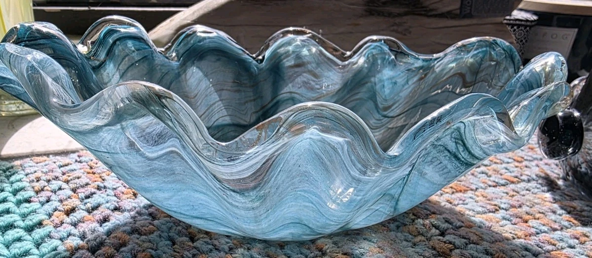 Murano Glass Blue Vases for sale - eBay