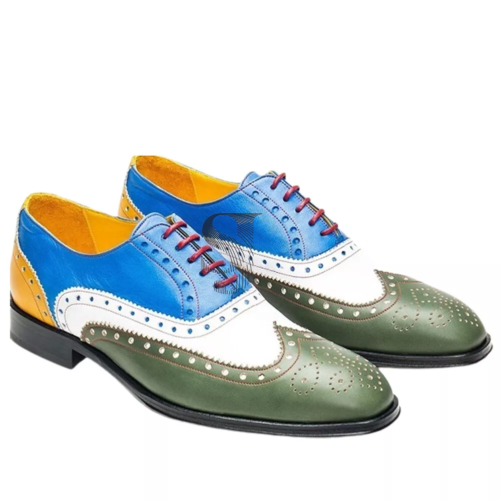 Mens multi hot sale colored dress shoes