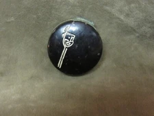 Vintage 1930's Art Deco Design Max Factor Brown Eye Shadow Tin Metal Box