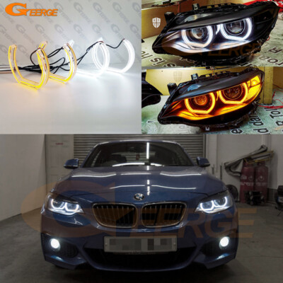 For BMW 2 Series F22 F23 F87 M2 Day Light DTM Style Led Angel Eyes Halo Rings