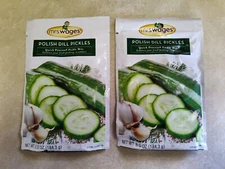 Lot of 2  Mrs. Wages Polish Dill Pickles Mix Quick Process Pickle Mix 6.5oz Each