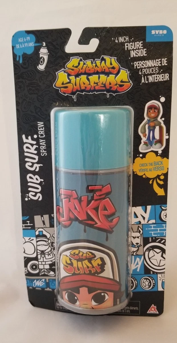 Subway Surfers Sub Surf Spray Crew Jake 4 Figure & Sticker Sybo 2020