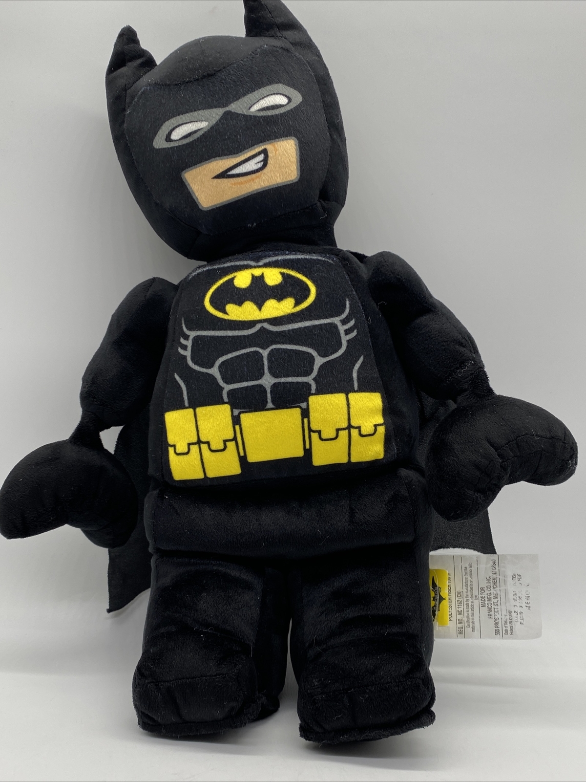 Lego Batman Movie Large Pillow Plush Minifigure Batman Lego pillow Lego - clean