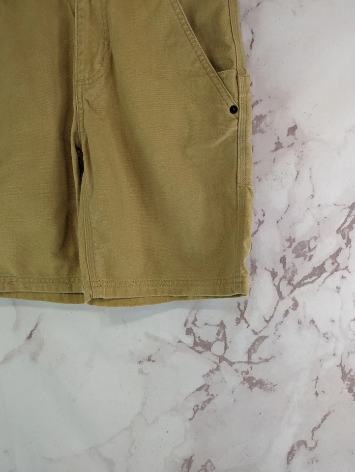 Shorts Patagonia Feminino 0 XS Marrom Todas as Estações Mistura de Cânhamo Roupa de Trabalho de Lona - Imagem 4 de 4