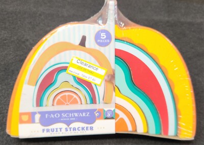       FAO SCHWARZ.                               Fruit Stacker Wood Building Set