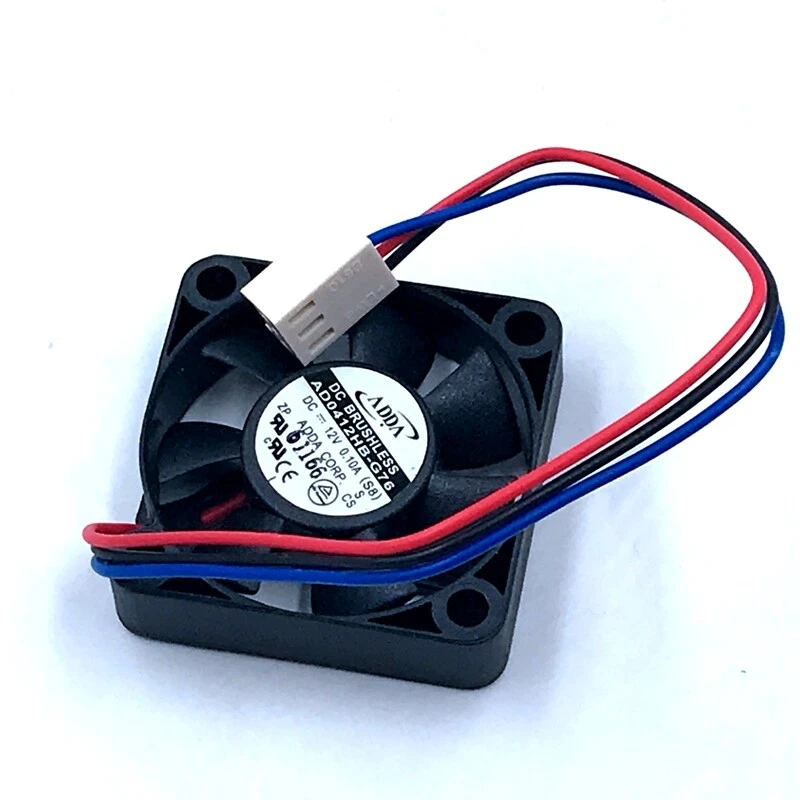 40mm fan New ADDA AD0412HB-G76 40*40*10mm 4CM 4010 12V 0.1A 3-wirel 6600RPM axia - Image 3 of 4
