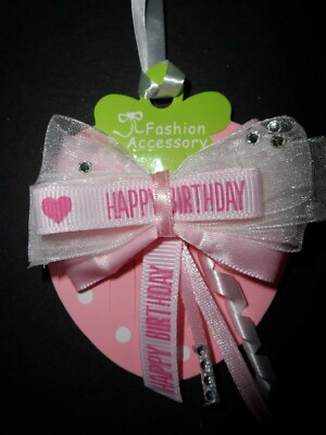 1st birthday hair clip