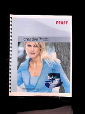 PFAFF Creative Coverlock 4874 Instructions User Guide Manual COLOR COPY