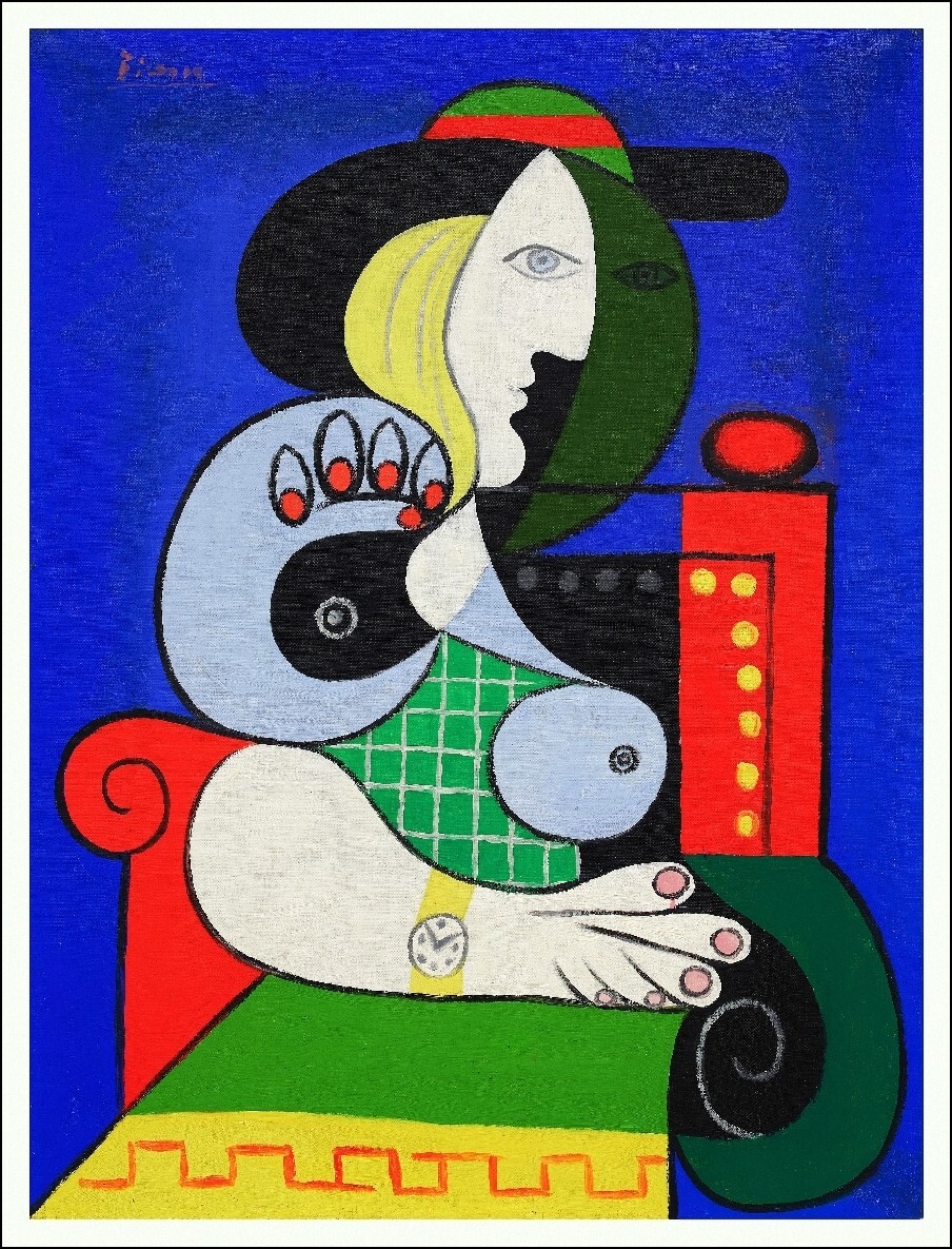 Affiche La Femme à la Montre 70x90cm pour sublimer un intérieur moderne