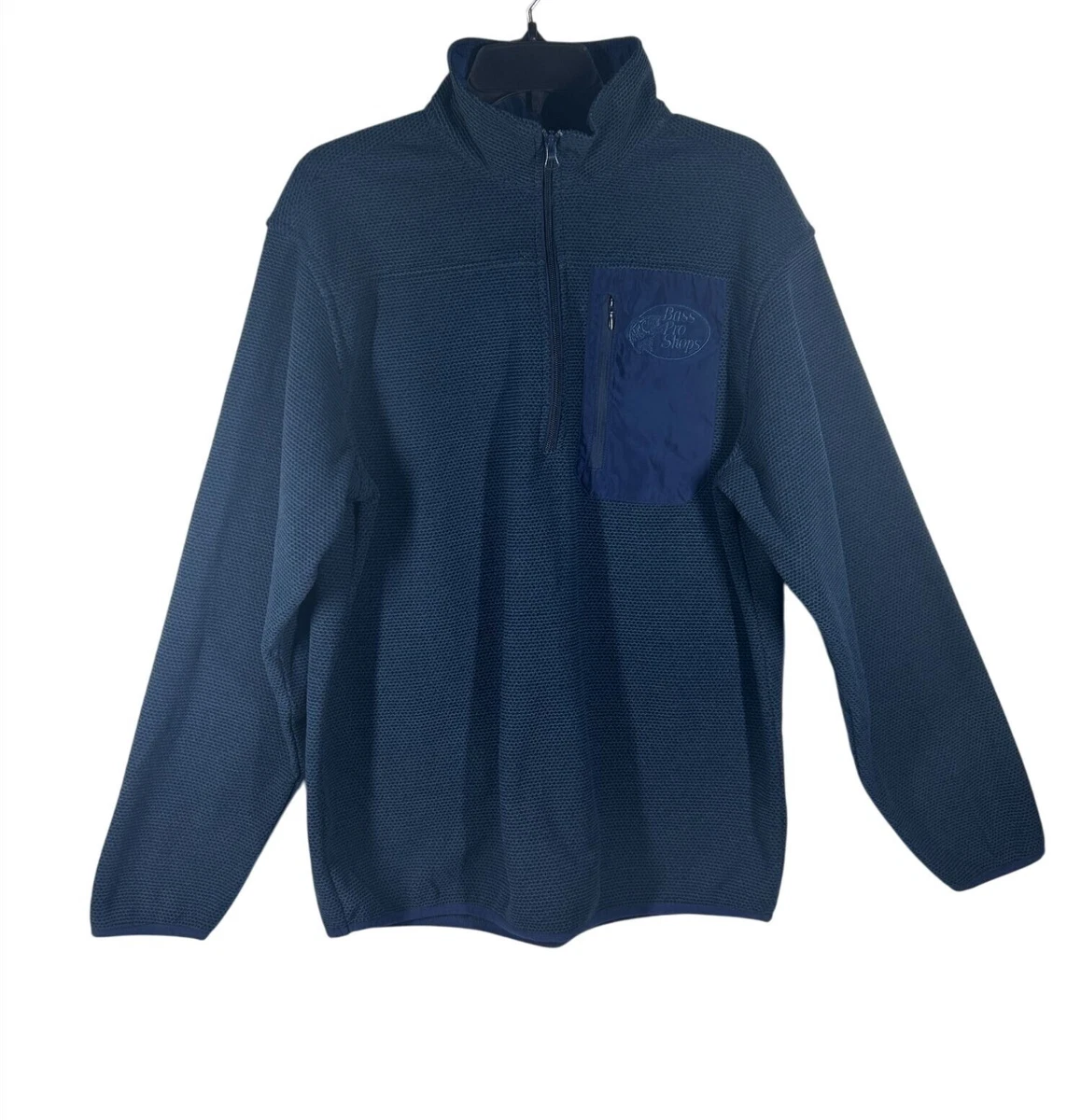 Pull Homme Bass Pro Shops 1/4 Zippé Gris - Taille XL - Pêche Et Bateau