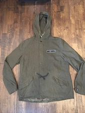 WACKO MARIA Guilty Parties Military Green Wool Hooded Jacket Made in Japan