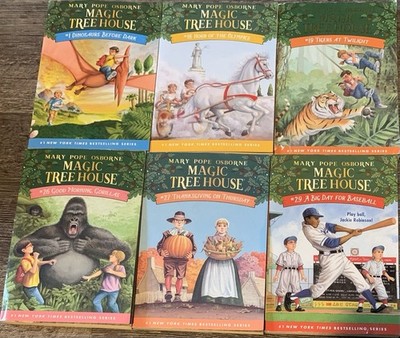 Lot Of 6: PB Ed. Magic Tree House Books Set; Random House 2010s GOOD Condition!!