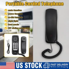 Desktop Handset Phone Landline Wired Telephone Corded Telephone Home Office
