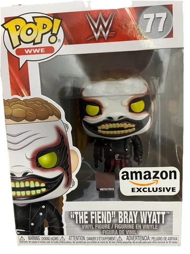 Funko Pop! Vinyl WWE The Fiend Bray Wyatt #77 Amazon Exclusive Multicolor Stand…