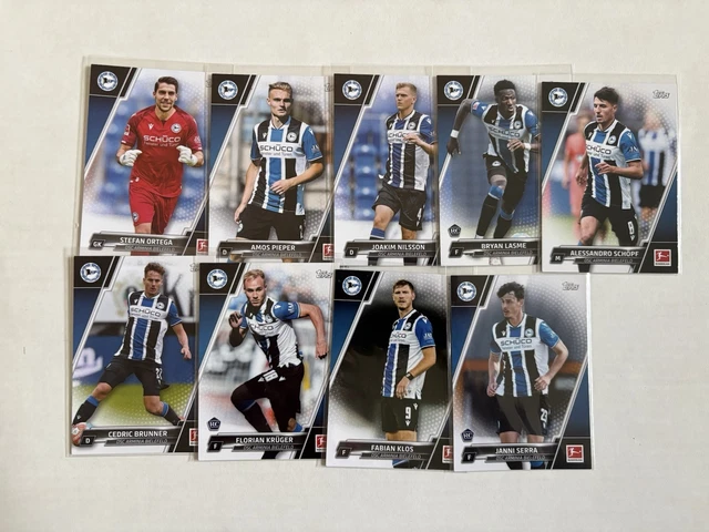 Topps Bundesliga Flagship 21/22 DSC Arminia Bielefeld Lot Konvolut - 9 Karten