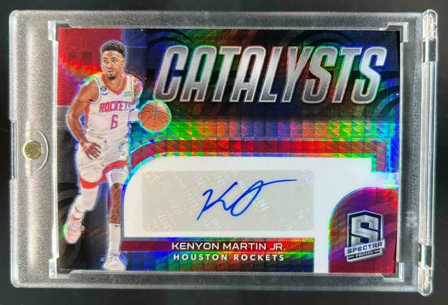 2022-23 Spectra Kenyon Martin Jr. Catalysts Signatures Asia Black Auto #1/1