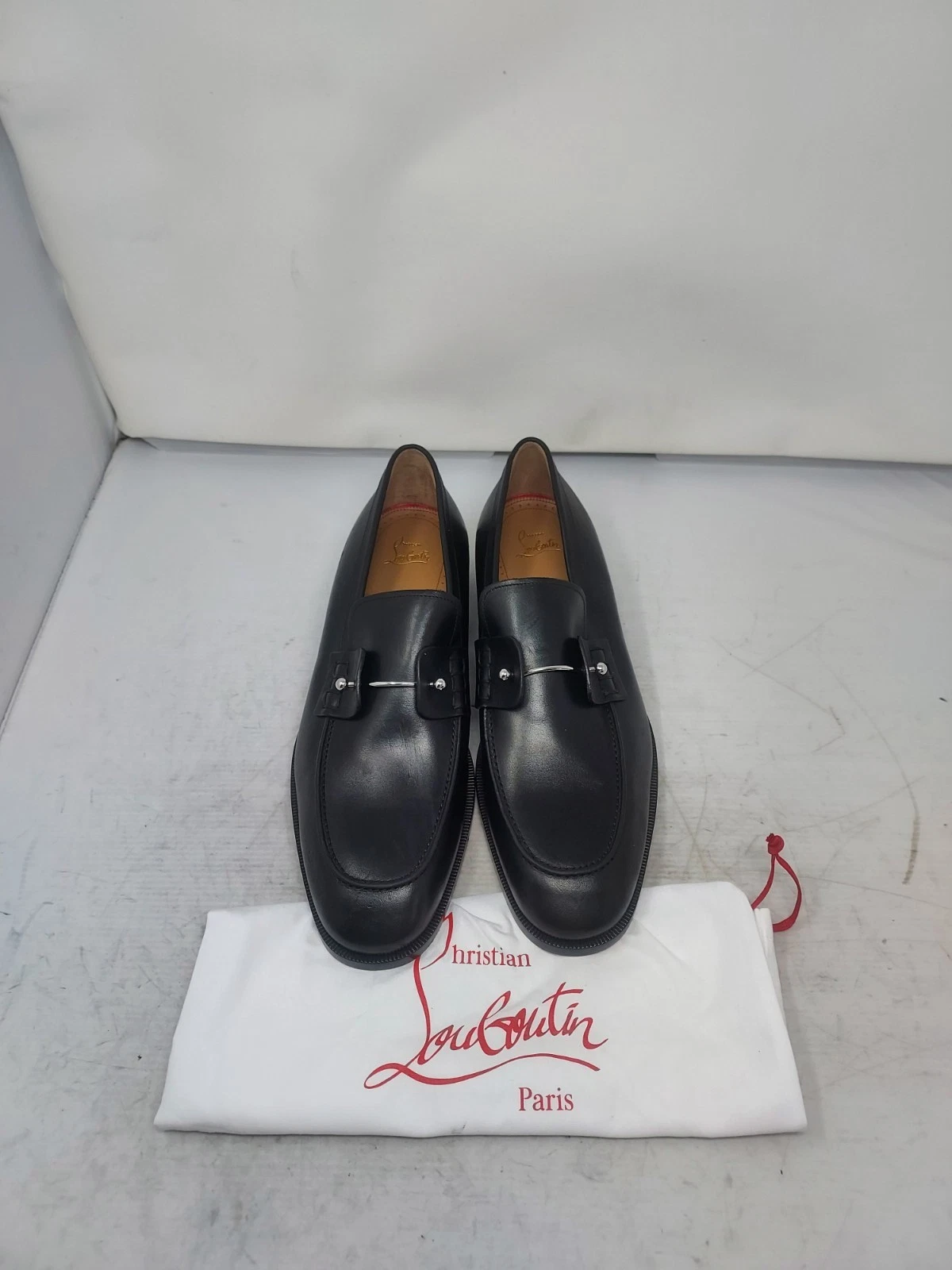 Christian Louboutin — Christian Louboutin EU 45 US 12 MENS NEW Leather Black Chambelimoc Loafer