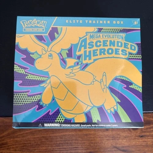 Pokemon TCG Ascended Heroes Pokemon Center Elite Trainer Box Sealed