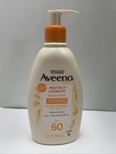 Aveeno Protect  Hydrate Sunscreen Moisturizing Body 12 Fl Oz, Exp 2/27, 1-Pack