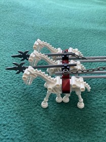 LEGO Castle: Skeletons' Prison Carriage (7092) with manual. One missing piece