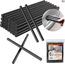 32 Pcs Dent Repair Glue Sticks, 0.43” Dia x 8” Long Black Black 32