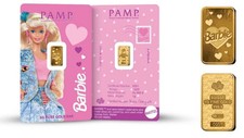 Pamp Suisse 1g Barbie Valentine s Day .9999 Gold Bar PAMP SWISS Minted In Assay