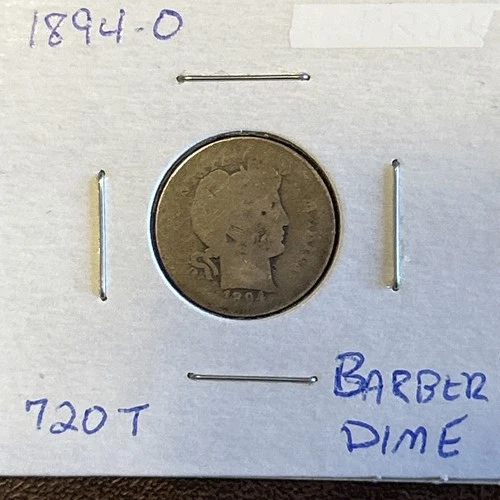 1894-O Barber Silver Dime/Low Mintage