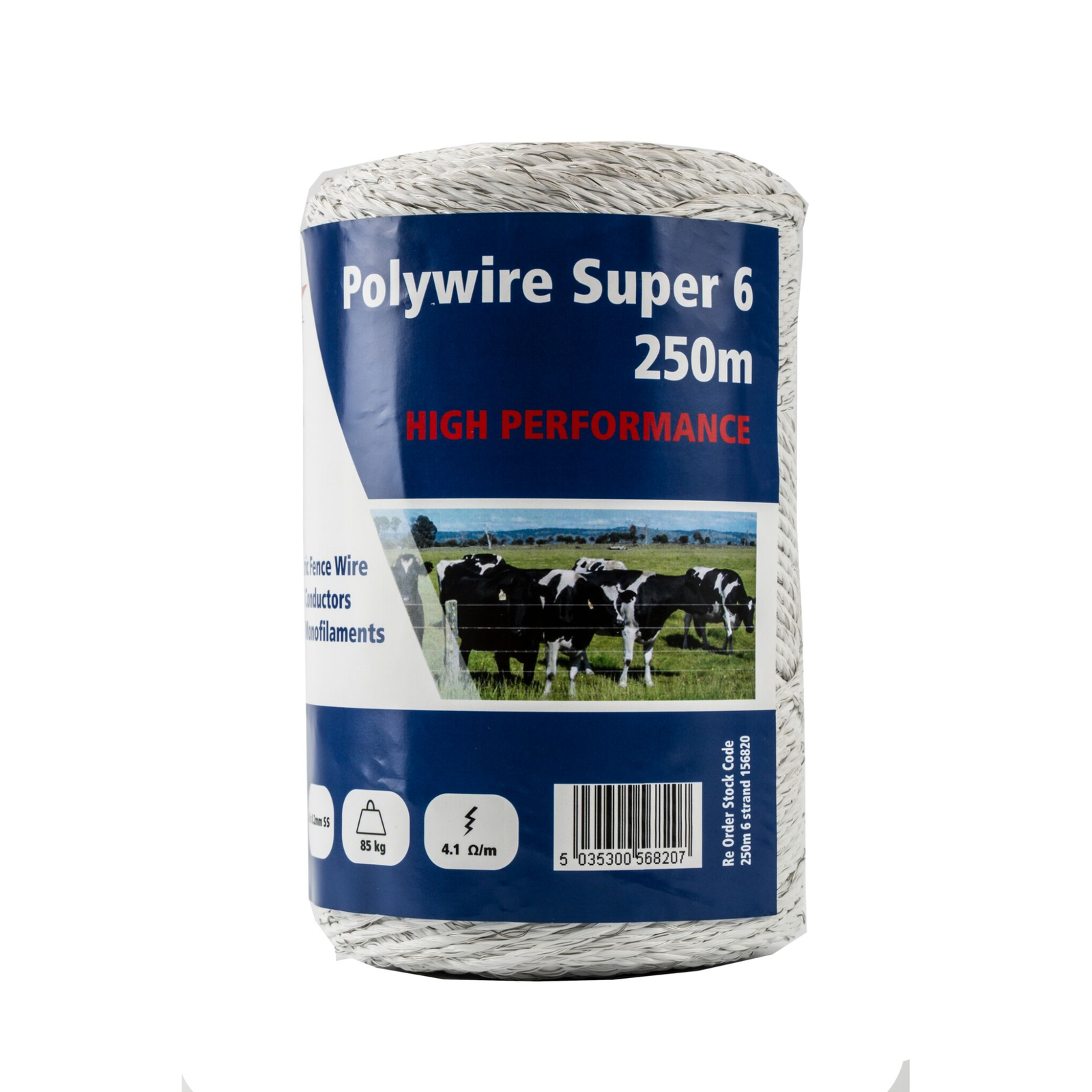 Fenceman Polyrope Electric Fence Wire Super 6 250m