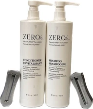 Gilchrist & Soames Zero% Shampoo & Conditioner 15.5oz + 2 Wall Brackets New