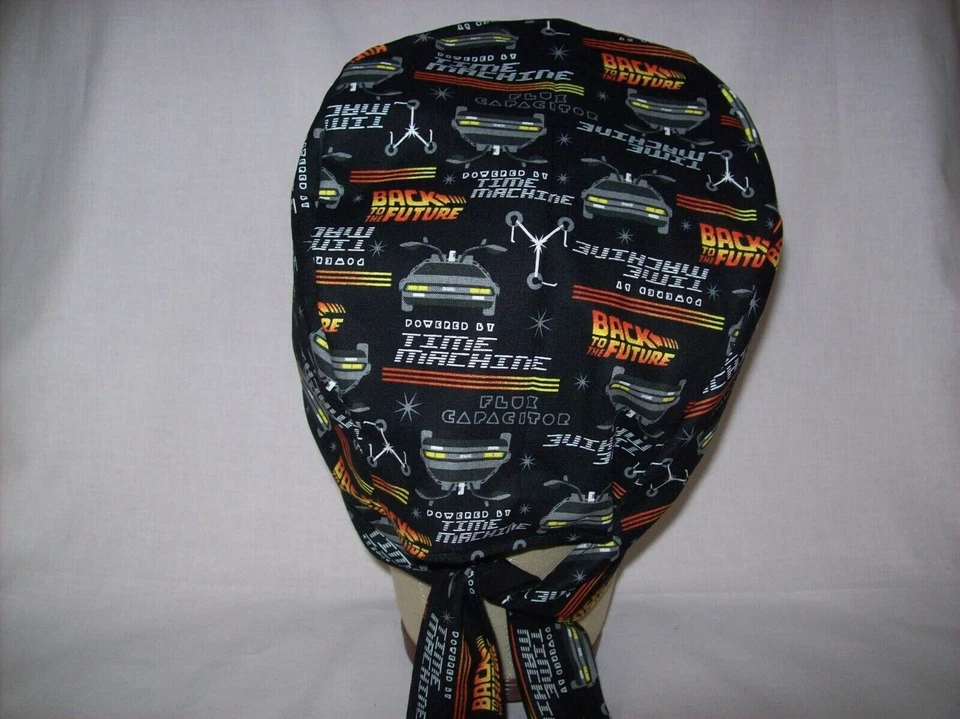 Men/Women Surgical Scrub Cap Lined Back 100% Cotton - Image 3 of 3