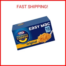 Kraft Easy Mac Original Macaroni & Cheese Microwavable Dinner (18 ct Packets)