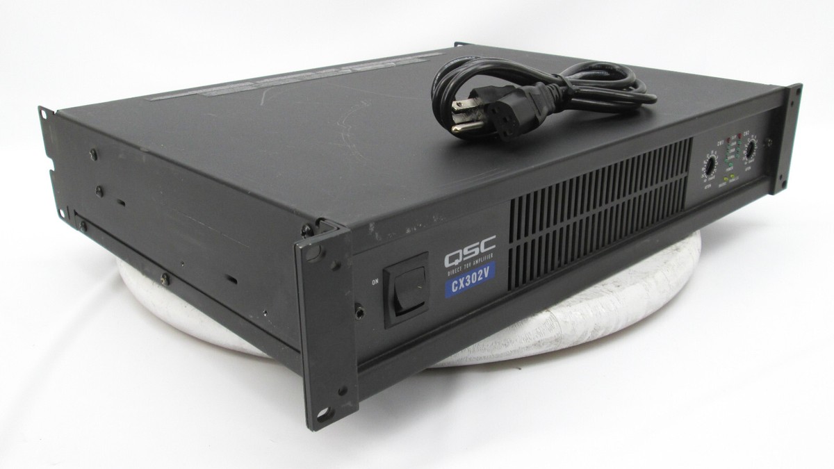 QSC CX-302V 2-CH Pro Audio Power Amplifier Needs Repair | eBay