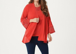 liquid knit cardigan