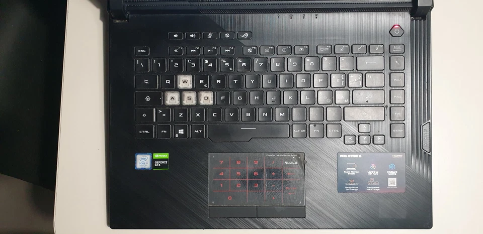 ASUS ROG STRIX G G531GT-AL263T I7-9750H 16GB 512GBSSD 1TB GTX1650-4GBGDDR5 W10 H - Immagine 3 di 4