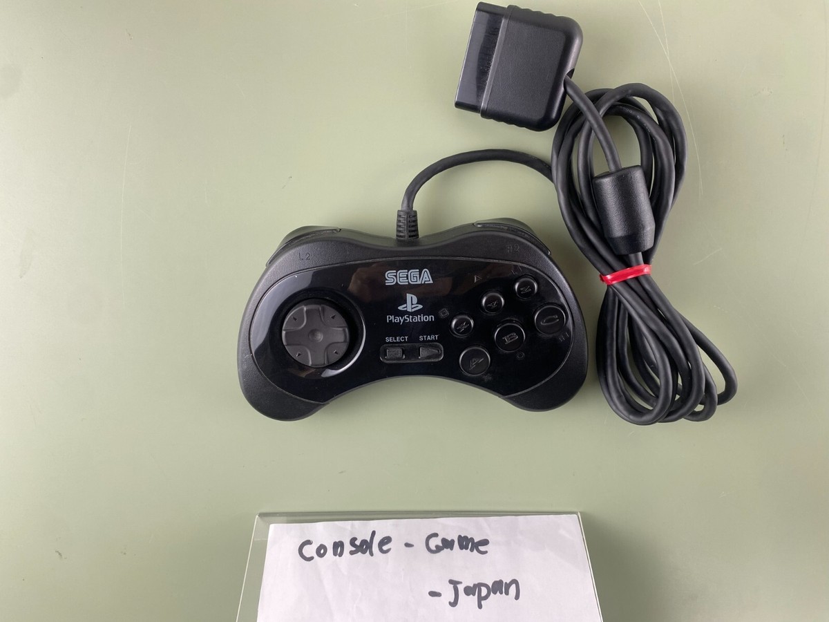 Used Sega Sony Playstation 2 Saturn Controller Pad Black PS2 | eBay