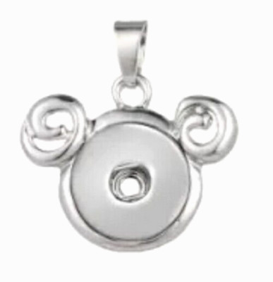 Snap Jewelry Mickey Mouse Pendant Disney fits 18-20mm Ginger Style Charm Cartoon