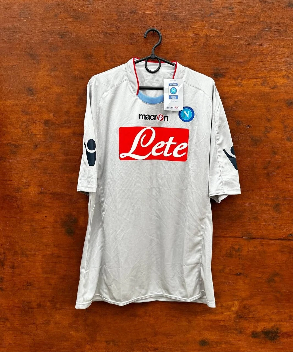 Maillot Vintage Macron Naples 2013/14 – Homme Taille M – Vert – Occasion