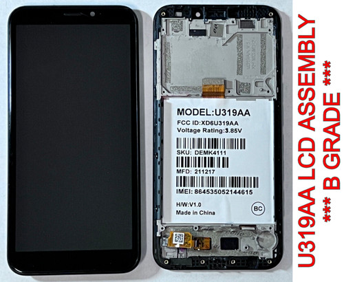 AT&T Calypso 2 Cricket Debut U319AA LCD Digitizer Display Phone Screen *B GRADE*