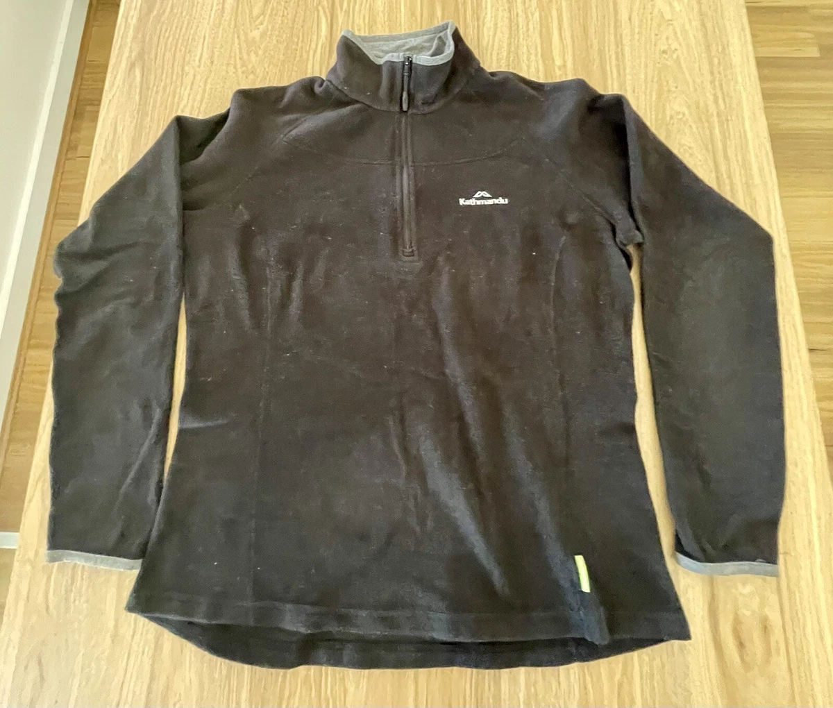 Haut Thermique Kathmandu Femme Noir – Taille 6, Polartec Powerdry, 1/4 Zip – Très Bon état