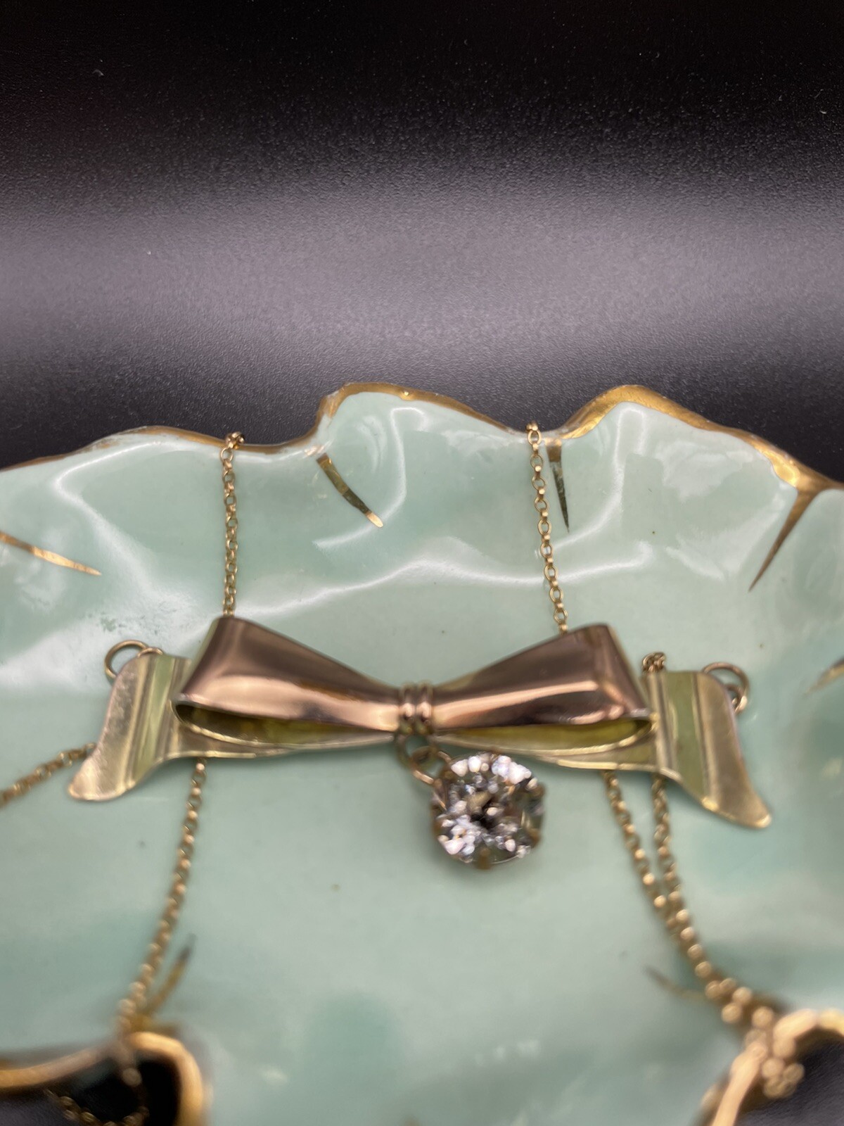 Vintage Bow Conversion Necklace - image 3