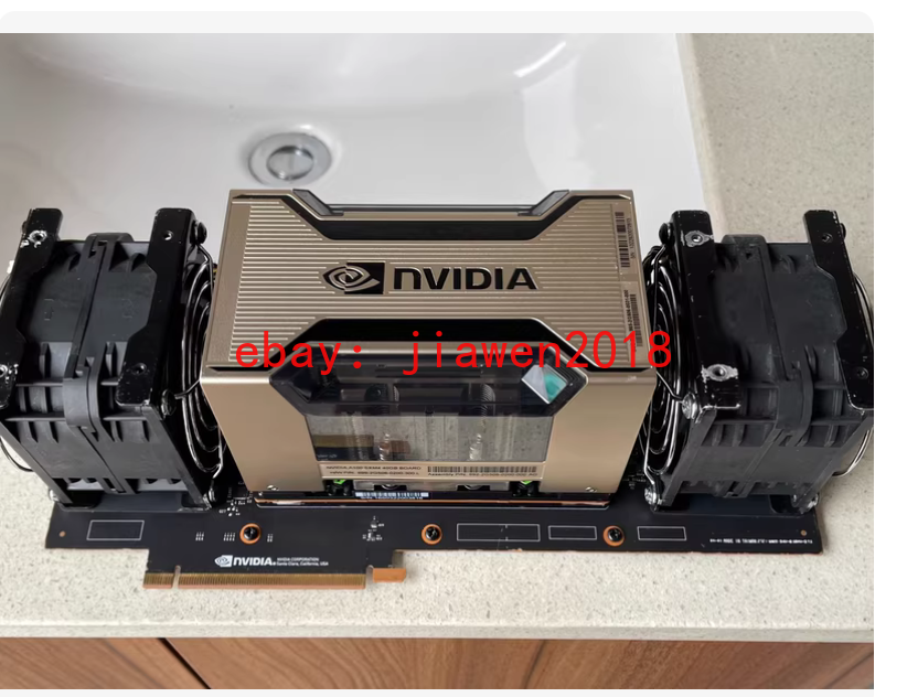 NVIDIA Tesla A100 SXM4 To PCIE Adapter Board+2X Fan+aluminium