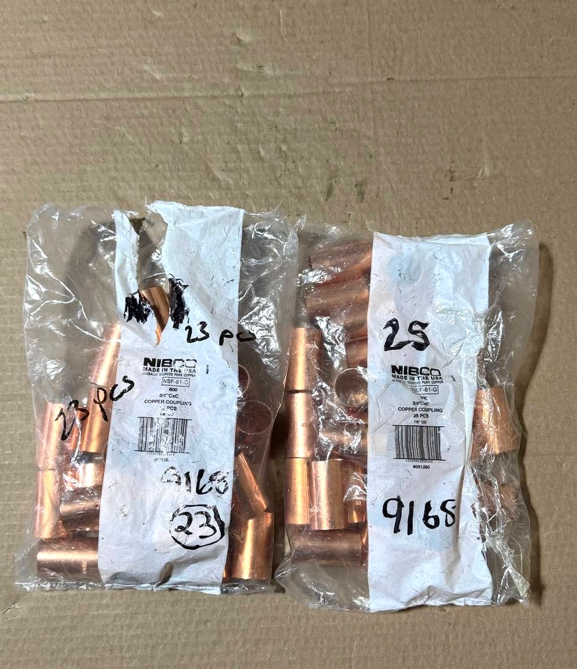 Acoplamientos de cobre Nibco 600 46 piezas 3/4"" Foto 2 de 4