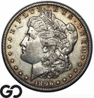 1896-O Morgan Silver Dollar Coin, Nice Toner, Near Gem BU++