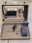 Vintage 1950's Singer Heavy Duty Sewing Machine 301A with Pedal and Case WORKS